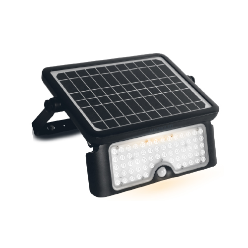 REFLECTOR SOLAR REVATIBLE CON SENSOR DE MOVIMIENTO 10W 3000K